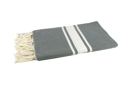 Fouta tissage plat couleur olive