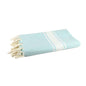 Fouta tissage plat couleur aqua