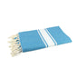 Fouta tissage plat couleur turquoise